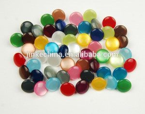 Resin Pearl Shirt Buttons Candy Colored Polyester Button for Kid's Clothing