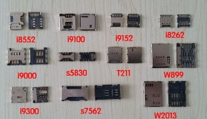 Samsung I9000 I9100 I9300 S7562 S5830 I8552 SIM Card