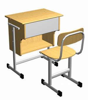 School Desk and Chair (MXZY-044)