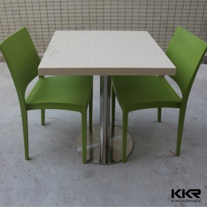 Scratch Resist Artificial Marble Dining Table