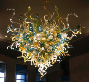 Sino Glass Art Hanging Chandelier Glass Art Lighting