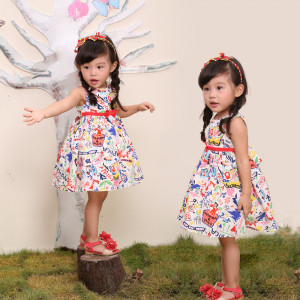 Sleeveless Children Clothing Baby Clothing (3005#)