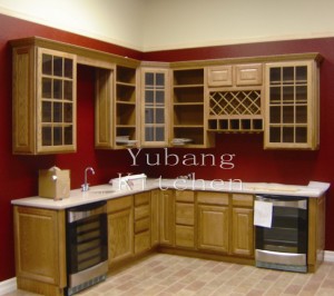 Solid Wood Kitchen Cabinet #160