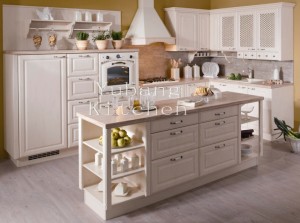 Solid Wood Kitchen Cabinet #166