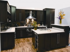 Solid Wood Kitchen Cabinet #187