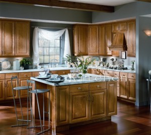 Solid Wood Kitchen Cabinet #188