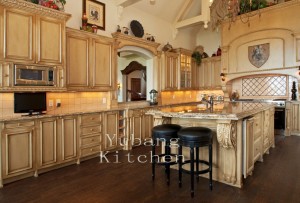 Solid Wood Kitchen Cabinet #206 Oak Kitchen