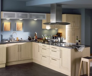Solid Wood Kitchen Cabinet #258