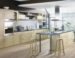 Solid Wood Kitchen Cabinet #268