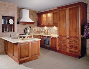 Solid Wood Kitchen Cabinet #280