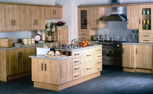 Solid Wood Kitchen Cabinet #282