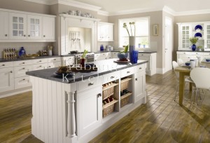 Solid Wood Kitchen Cabinet (free kitchen design) #Yb-4
