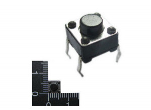 100pcs Tact Switch Micro Push Button 4pin 6x6x5mm