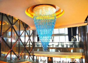 Unique Design Murano Glass LED Chandelier Sculpture