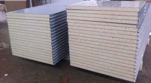 White EPS Sandwich Panel 1000meter Effective Width