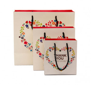 Wholesale Paper Handle Bag Shopping Gift Packaging