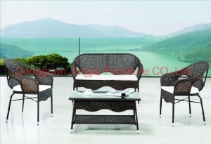 Wicker Leisure Patio Dining Outdoor Garden Rattan Furniture (JJ-S489)