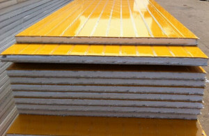 Yellow Sheet 50mm EPS Sandwich Panel for Country House