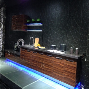 Zhk-037 High Gloss Kitchen Cabinet