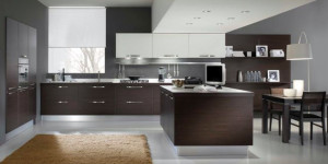 Zhuv High Gloss Door MDF 18mm Kitchen Cabinet (ZHK-011)