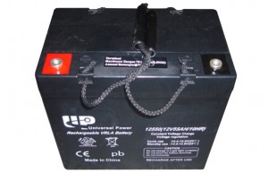 12V 55ah Sealed Lead Acid Battery for Security System