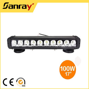 17" 100W Waterproof IP67 Spot LED Light Bar