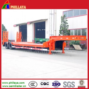 2 Axles 30 Ton Low Bed Truck Trailer