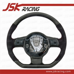 2008-2015 Carbon Fiber Steering Wheel for Audi R8 V8 V10 (JSK031026)
