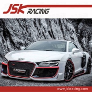 2008-2015 Regula Style Carbon Fiber and Glass Fiber Body Kit for Audi R8 V8 V10 (JSK031015)
