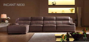 2015 New Design Living Room Leather Sofa Furniturer (N830)
