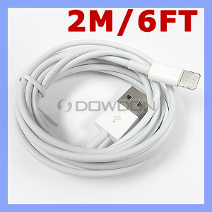 2m 6ft Lightning 8pin USB Cable for iPhone 5 5s 5c iPad 4