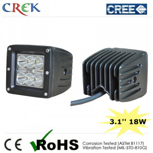 3.1'' Inch 18W Spot/Flood LED Work ATV 4X4 off Road Bar Auto LED Light Driving Lamp (CK-WC0603A)