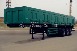 3 Axles Side Dump Tipper Trailer, Tipper Semi Trailer (QDT9400ZC)