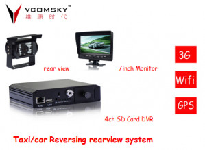 3G SD Card Mobile DVR with GPS Tracking for Vehicle Surveillance