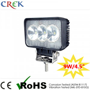 4.5" 9W LED Work Light with Epistar LEDs (CK-WE0303S)