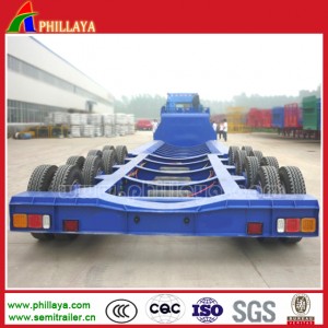 4 Axles 80t Low Bed Heavy Truck