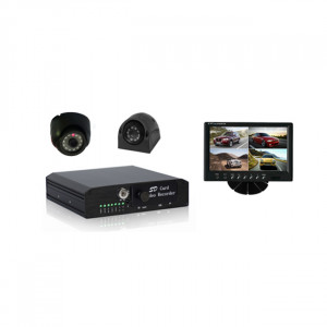 4 Channel H. 264 DVR, Support D1 Recording CCTV Surveillance Mobile DVR Kit