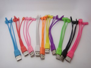 4 in 1 USB Cable for iPhone 5 5s / iPad Mini / Mini 2 Retina / iPhone 4 & 4s / Samsung Galaxy Note III / N9000