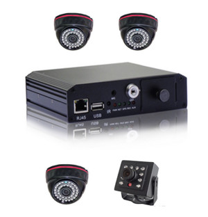 4CH Full D1 Dual SD Card Mobile DVR with GPS, WiFi, G-Sensor