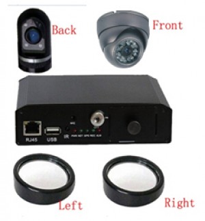 4channel Taxi Monitoring System Mobile DVR & Car Camera