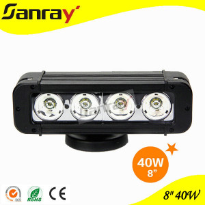 8" Spot 40W Waterproof LED Light Bar