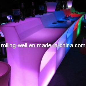 Amazing! Nightclub Rechargeable LED Bar Counter (CE/SGS) with Colorful Lighting