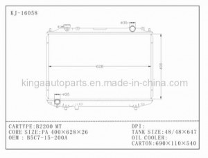 Auto Radiator for B2200 MT (KJ-16058)