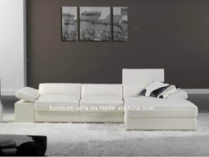 Back up and Down Modern Fashiontop Leather Sofa (S008)