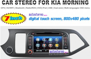 Box Radio for KIA Picanto/Morning GPS Navigation Satnav Headunit DVD Multimedia