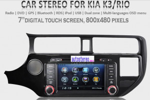 Box Radio for KIA Rio K3 GPS Navigation Satnav Headunit DVD Player Multimedia