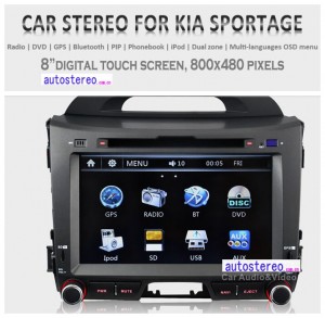 Box Radio for KIA Sportage Stereo DVD GPS Navigation Satnav Headunit Multimedia