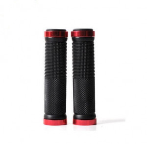 CNC Alloy Aluminum & PVC Rubber Racing Handle Grips