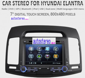 Car GPS Navigation for Hyundai Elantra Avante Multimedia Stereo Headunit Radio DVD