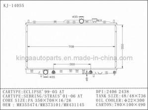 Car Radiator for Eclipse' 99-05 Sebring/Straus' 01-06 at